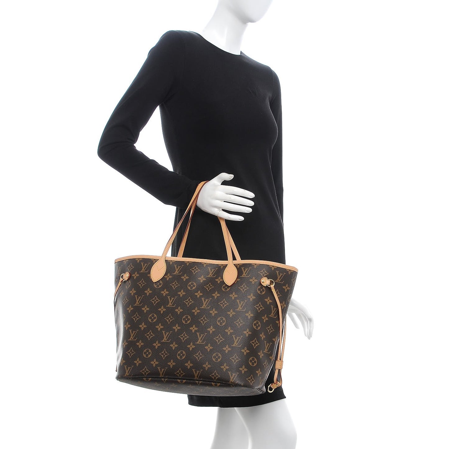 Monogram Neo Neverfull MM Rose Ballerine