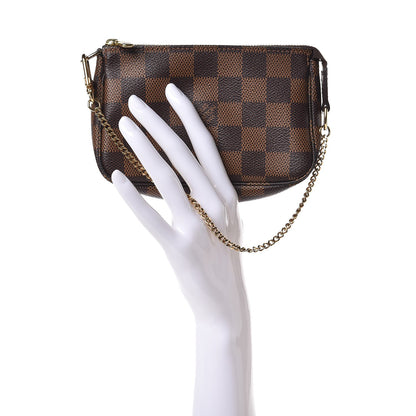 Louis Vuitton Damier Ebene Mini Pochette Accessories 3 of 18