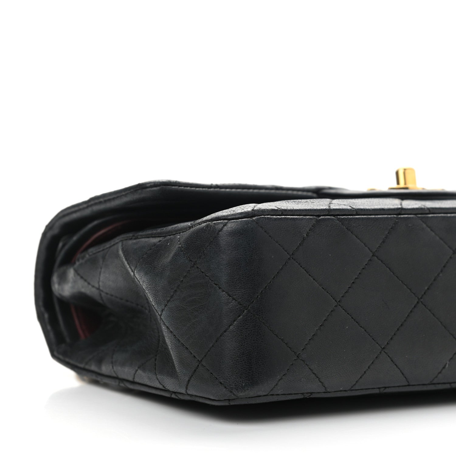 Chanel Lambskin Quilted Small Double Flap Black 10 of 15