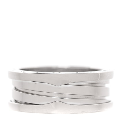 Bulgari 18K White Gold B.Zero1 Three-Band Ring 58 8.25 3 of 5