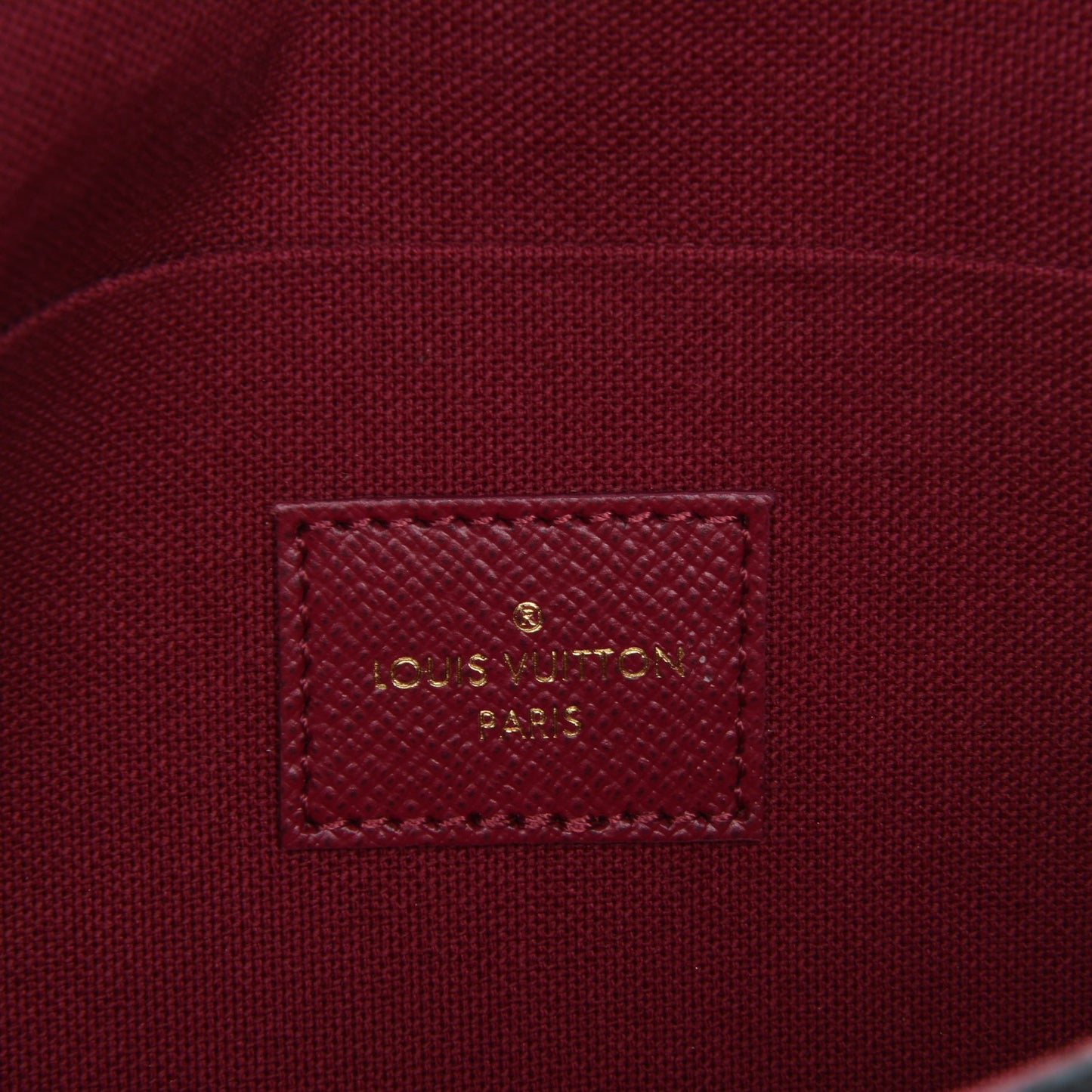 Monogram Pochette Felicie Chain Wallet Fuchsia