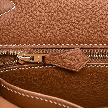 Hermes Togo Kelly Retourne 32 Gold 17 of 36