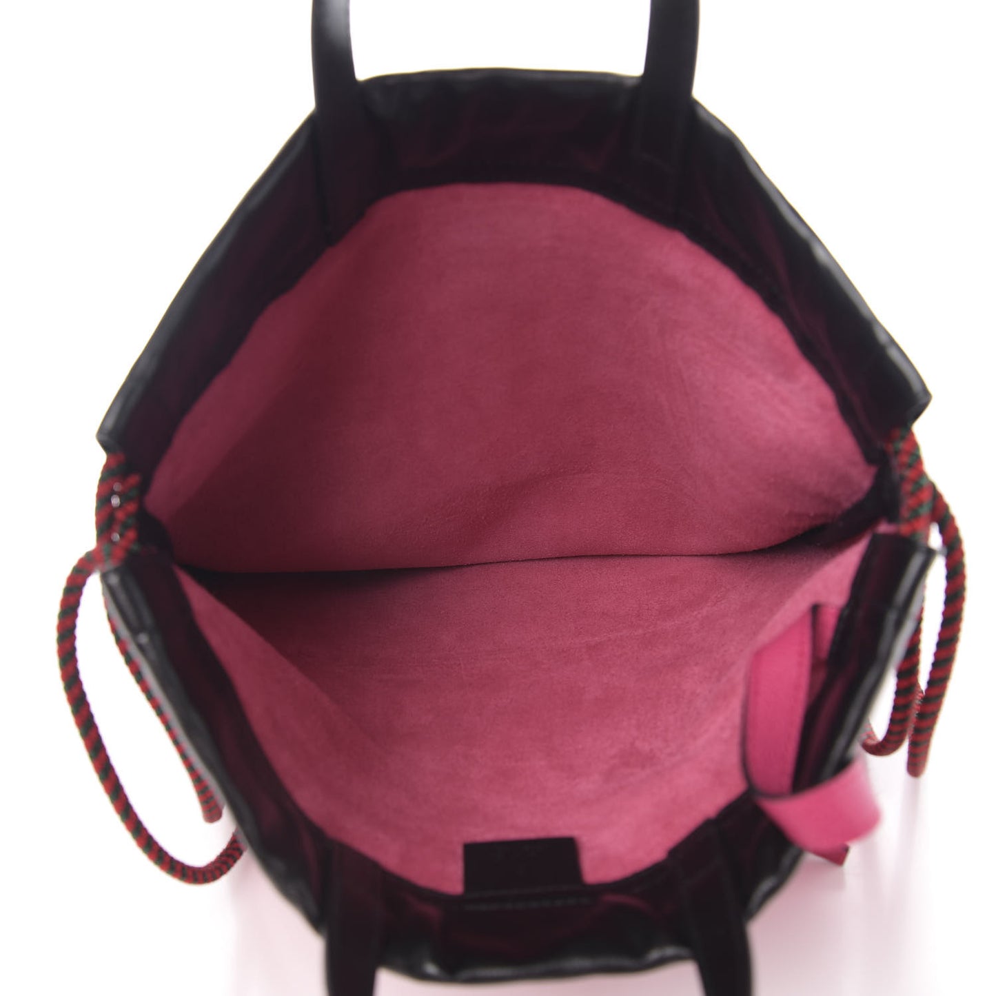 Grained Calfskin Logo Drawstring Backpack Box Pink Green Black