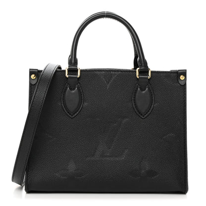 Louis Vuitton LOUIS VUITTON Empreinte Monogram Giant Onthego PM Black 1 of 9