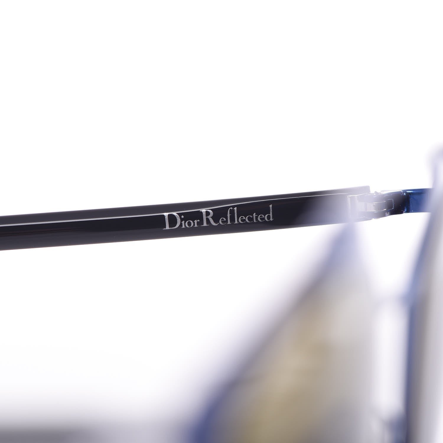 Christian Dior Reflected Sunglasses Blue Black 5 of 9