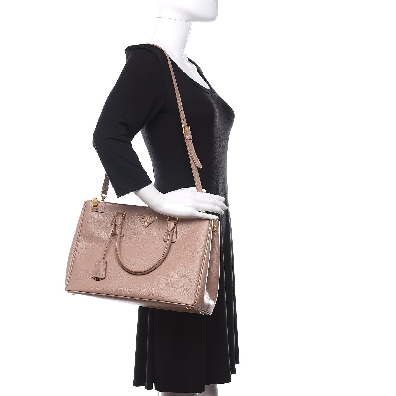 Prada Saffiano Medium Galleria Double Zip Tote Cammeo 2 of 18