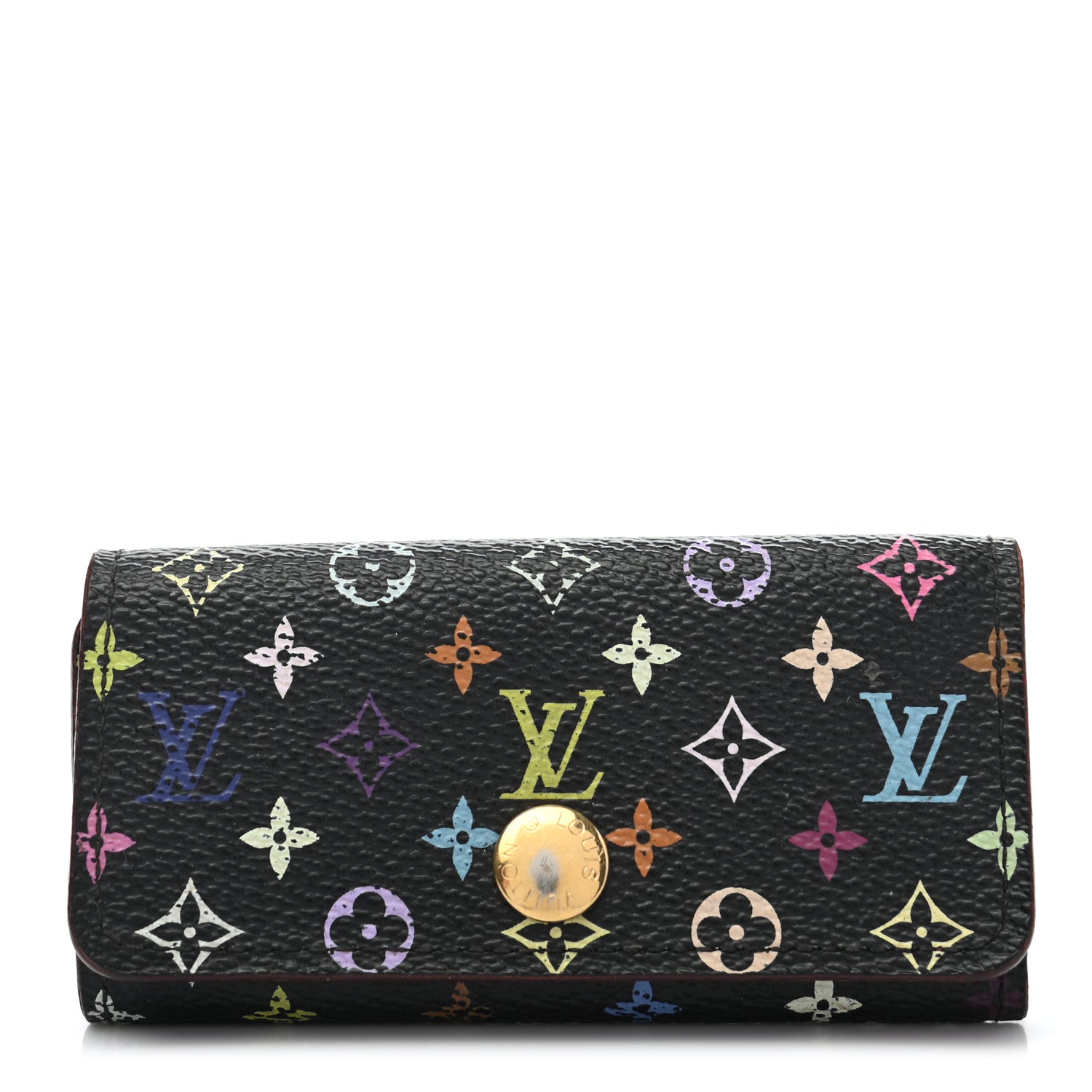 Louis Vuitton Monogram Multicolor Multicles 4 Key Holder Black Grenade 1 of 20