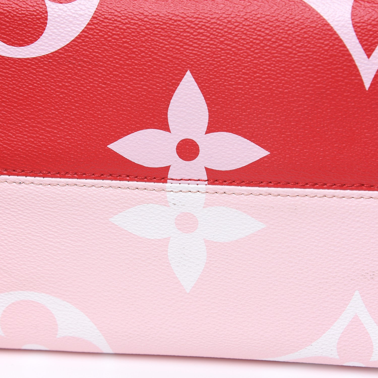Louis Vuitton Monogram Giant Onthego GM Rouge Rose 10 of 11