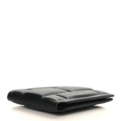 Bottega Veneta Calfskin Padded Paper Bi-Fold Wallet Black 4 of 8