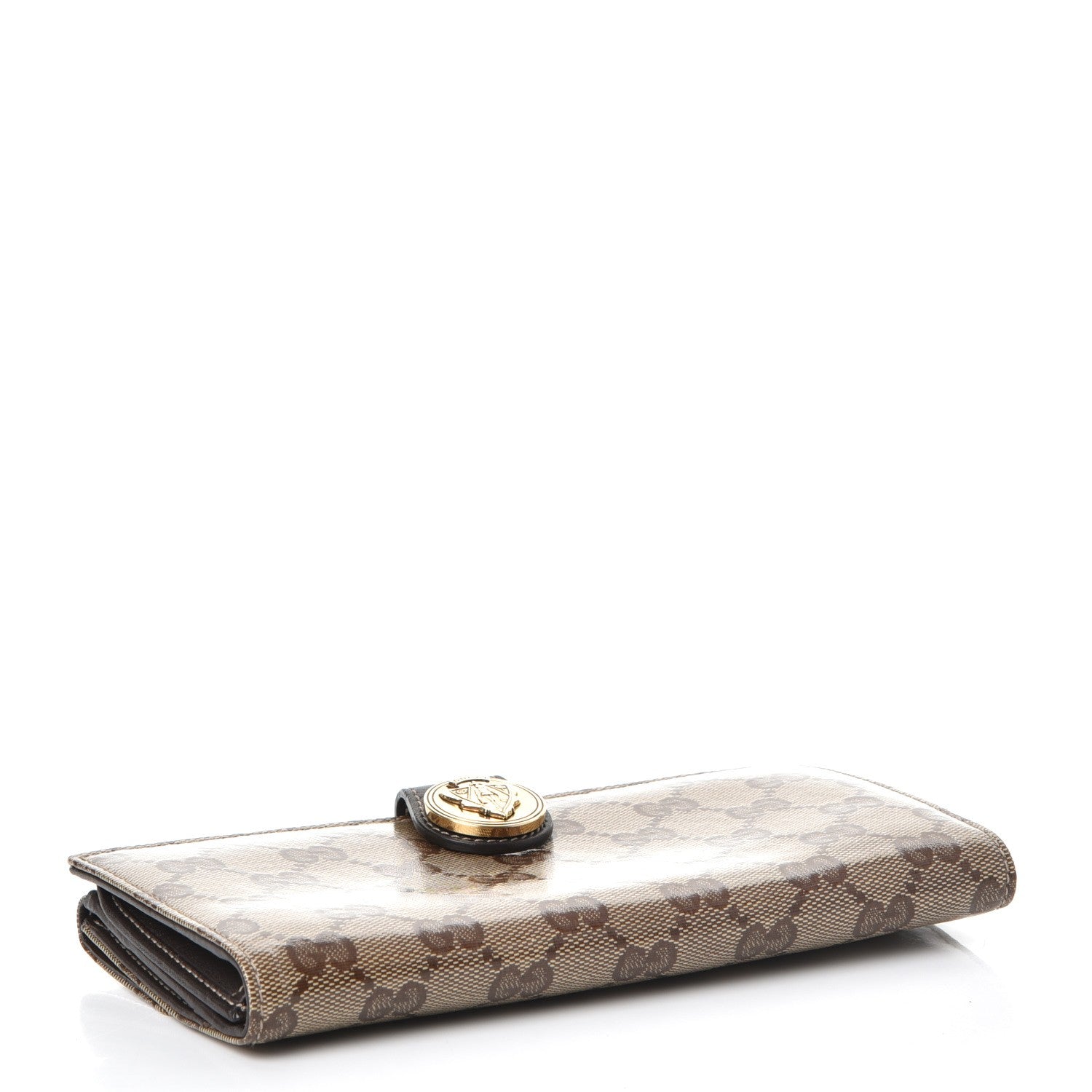 Gucci Crystal Monogram Hysteria Continental Wallet Brown 4 of 7