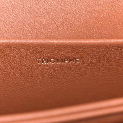Celine Textile Crochet Natural Calfskin Teen Triomphe Natural Tan 7 of 11