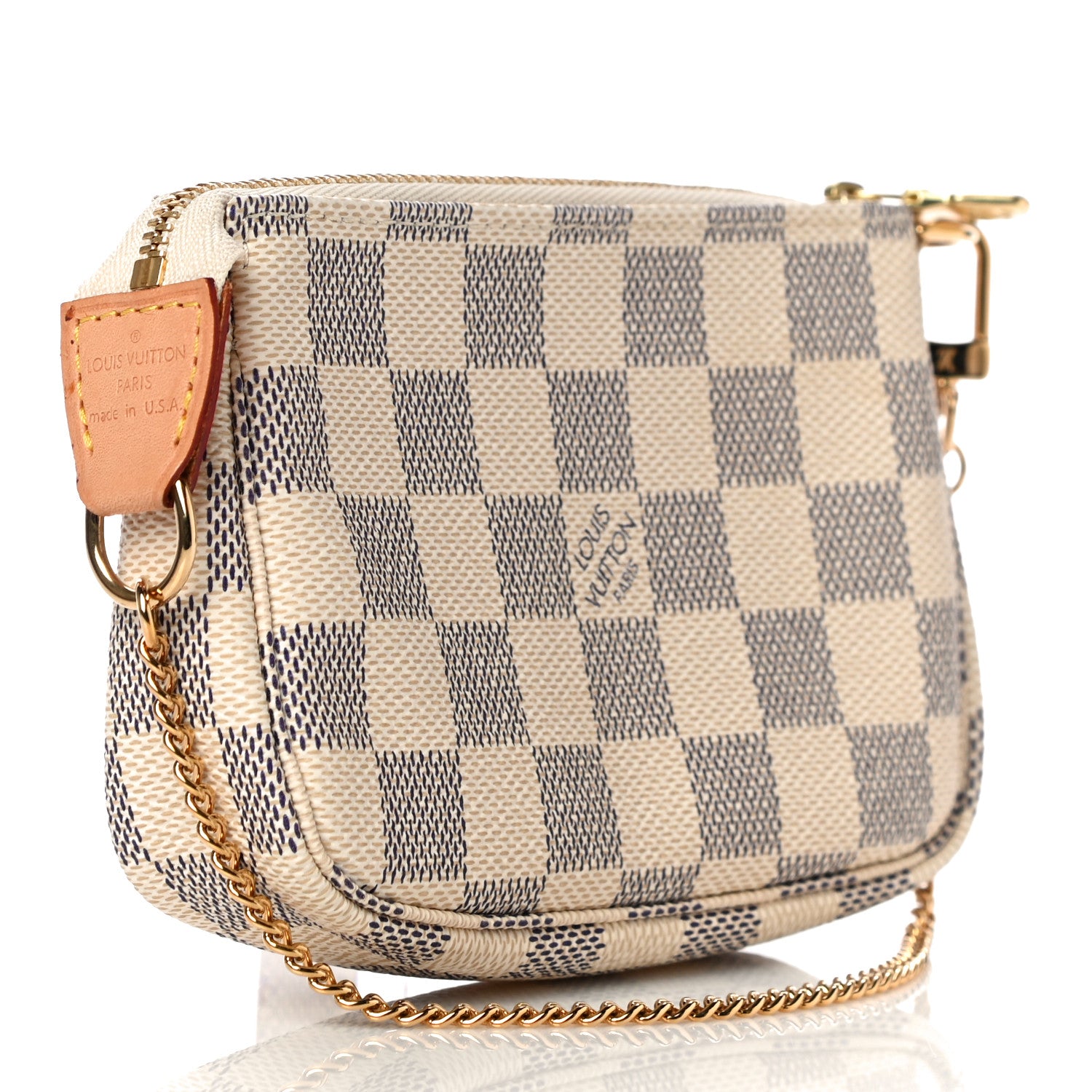 Louis Vuitton Damier Azur Mini Pochette Accessories 3 of 11