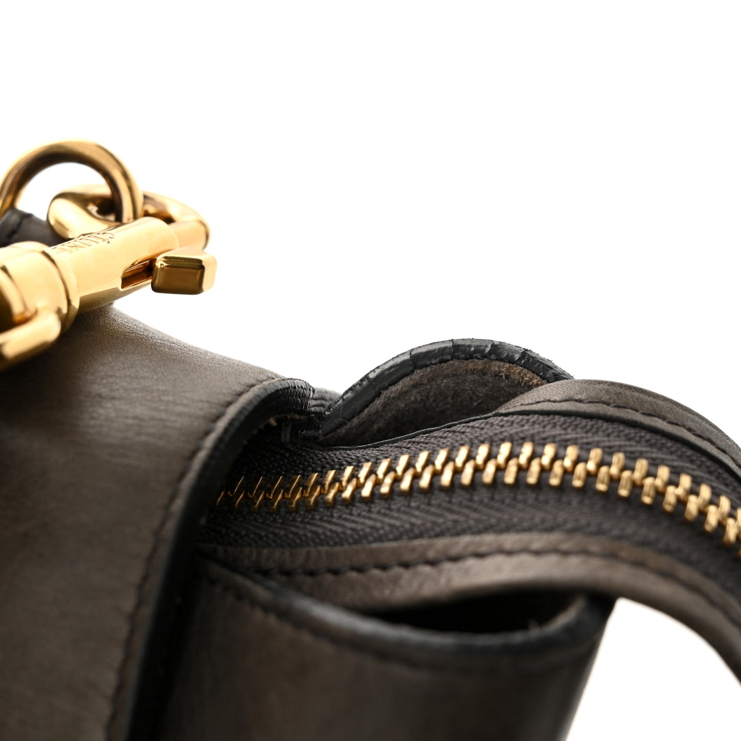 Smooth Calfskin Micro Belt Bag Grey