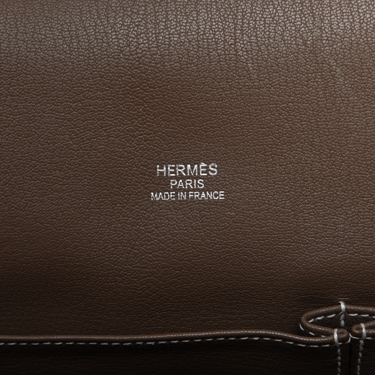 Hermes Taurillon Clemence Jypsiere 34 Etoupe 8 of 9