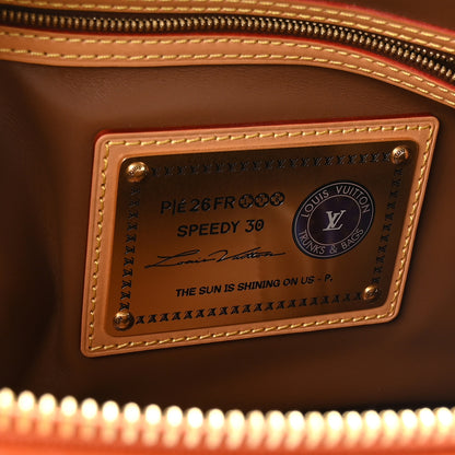 Louis Vuitton Calfskin Monogram Speedy P9 Bandouliere 30 Ocre 7 of 12