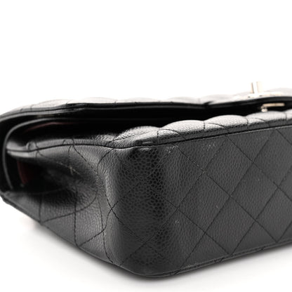 Chanel Caviar Quilted Medium Double Flap Black 9 of 10