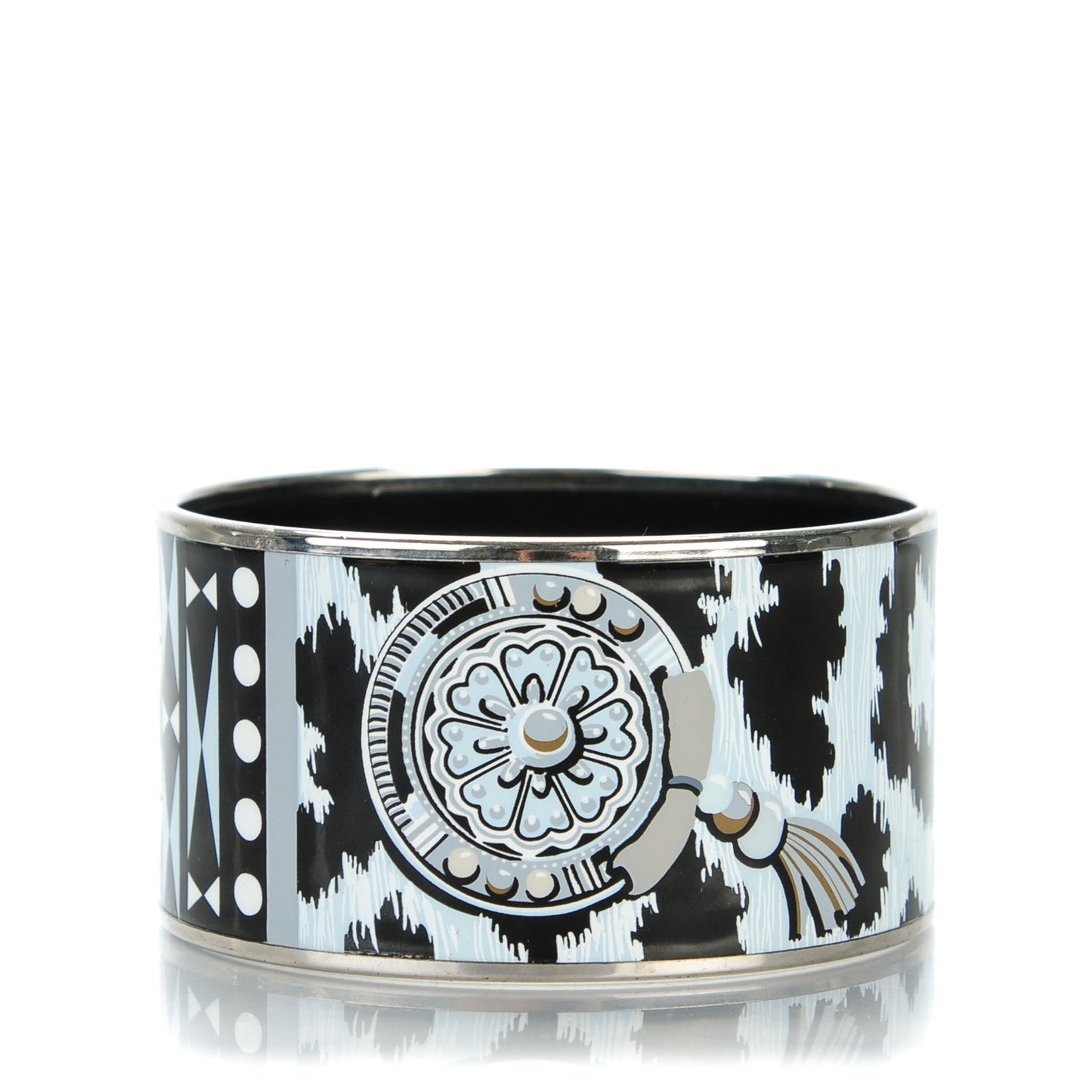 Enamel Printed Extra Wide Bracelet 65