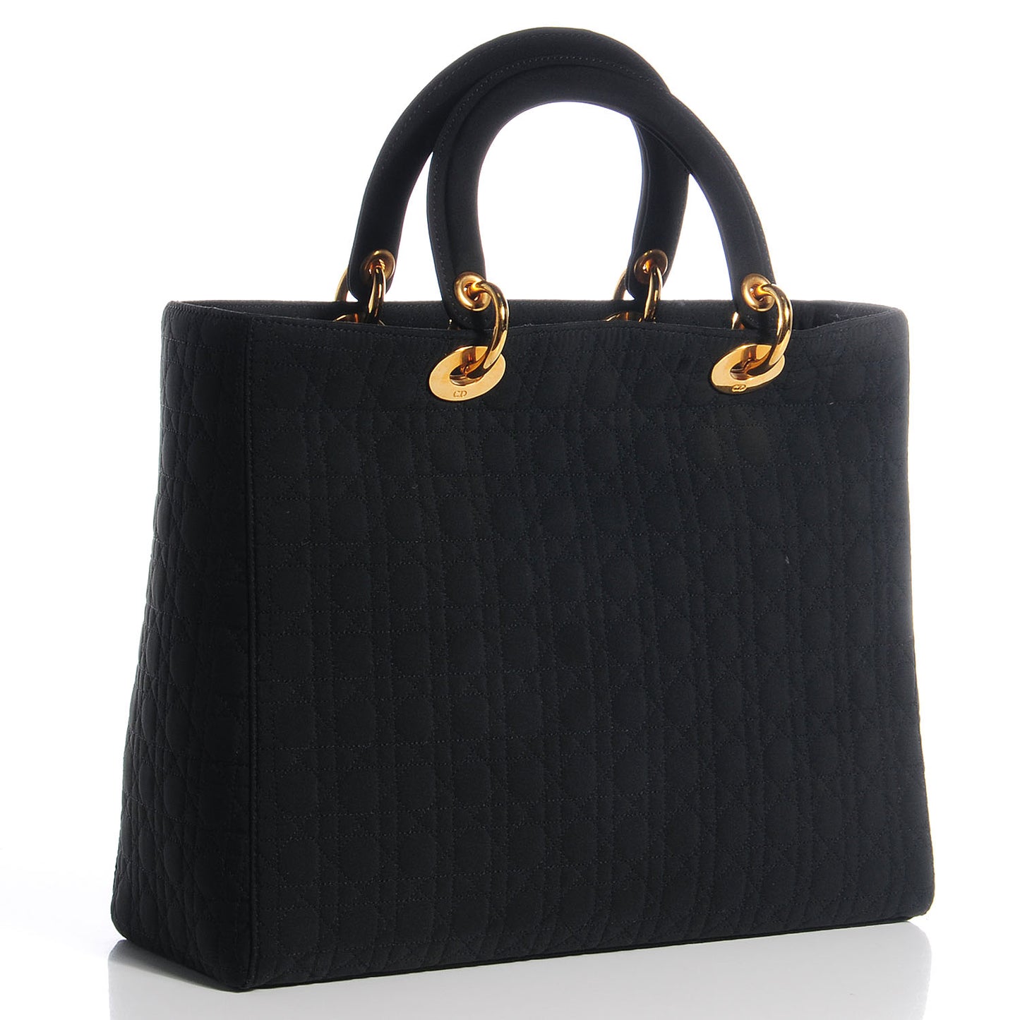 Nylon Cannage Large Lady Dior Black
