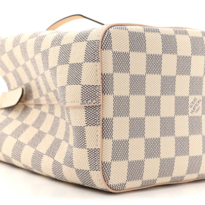 Louis Vuitton Damier Azur Braided Neonoe BB Pink 10 of 11