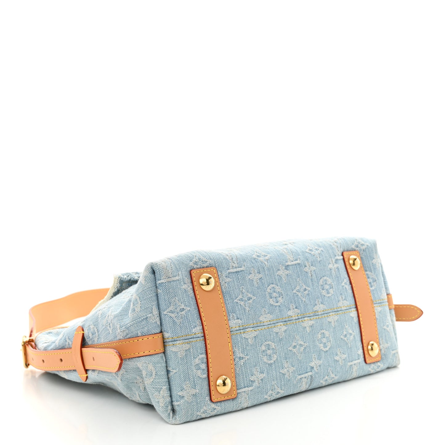 Monogram Denim CarryAll PM Sky Blue