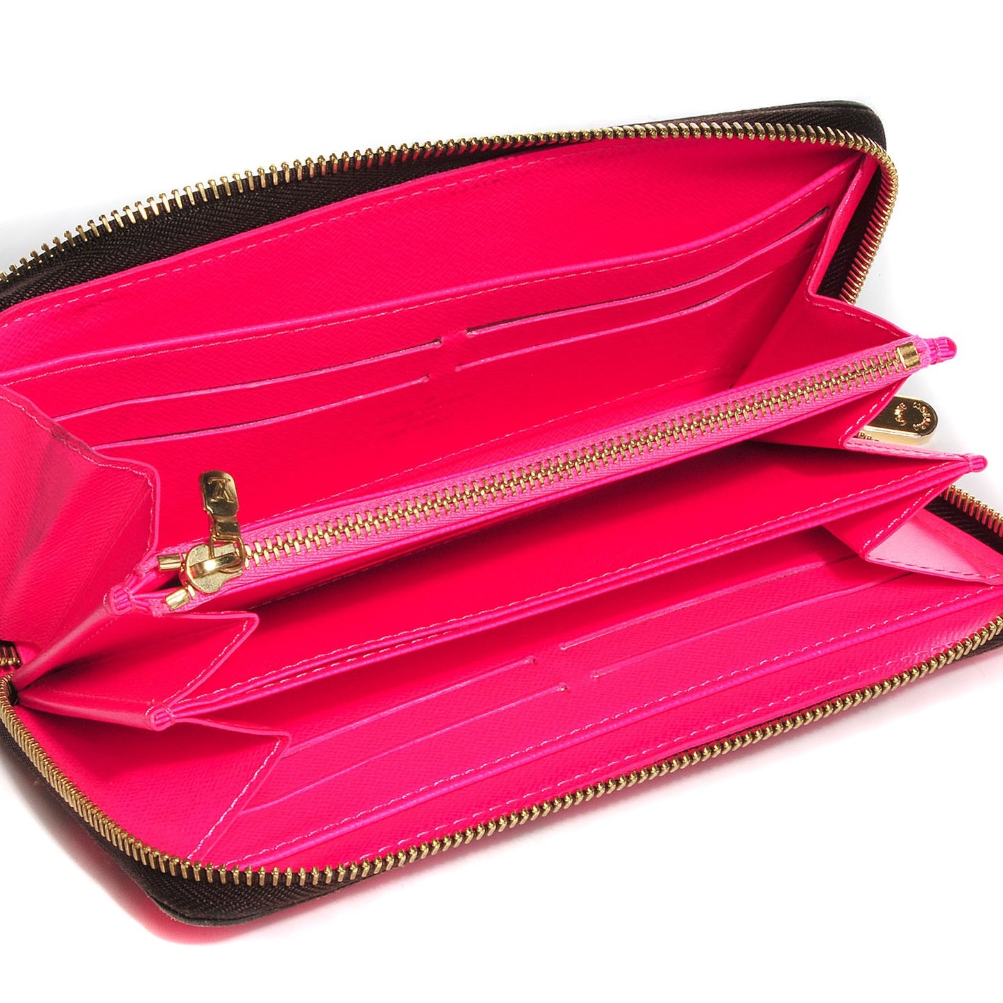 Monogram Graffiti Zippy Wallet Fuchsia