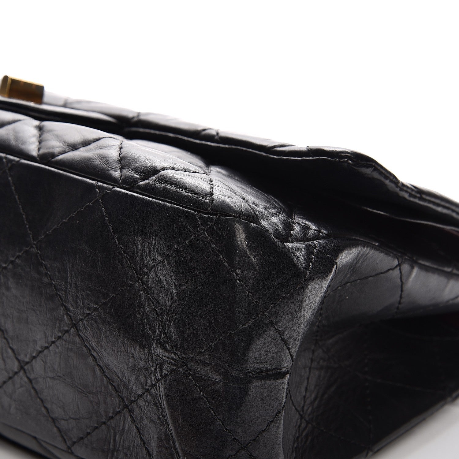 Chanel Aged Calfskin Quilted 2.55 Reissue 227 Flap Black 12 of 16
