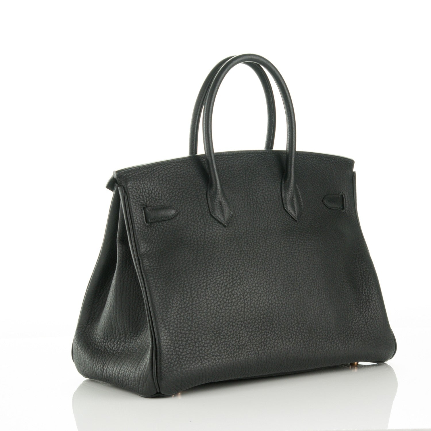 Hermes Taurillon Clemence Birkin 35 Black 3 of 24