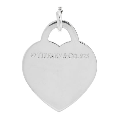 Tiffany Sterling Silver Extra Large Return to Tiffany Heart Tag Charm 3 of 3