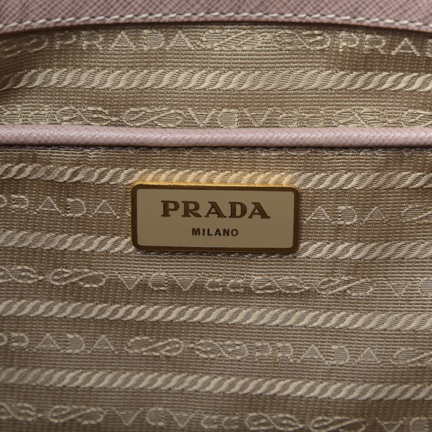 Prada Saffiano Lux Medium Tote Cammeo 8 of 11