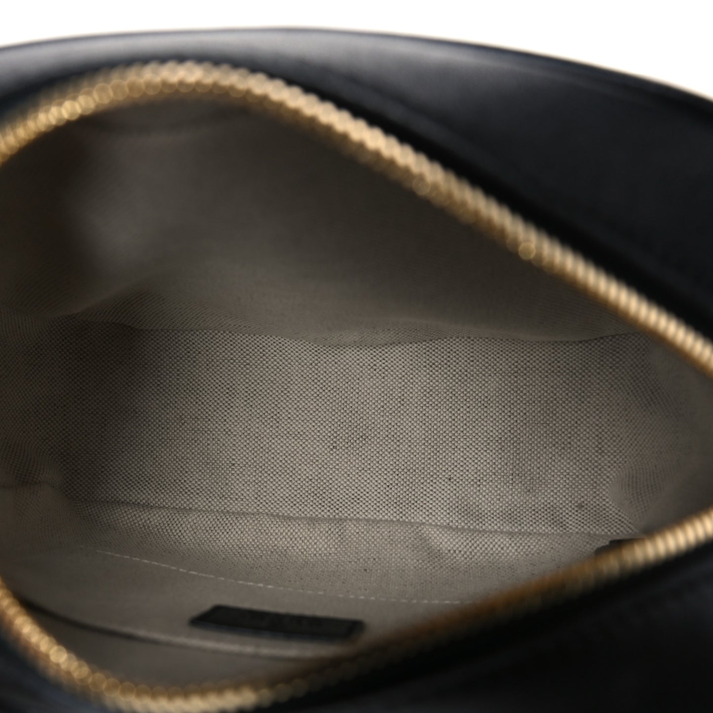 Sakai Be Green Calfskin Diagonal Stitched Small Blondie Shoulder Bag Black