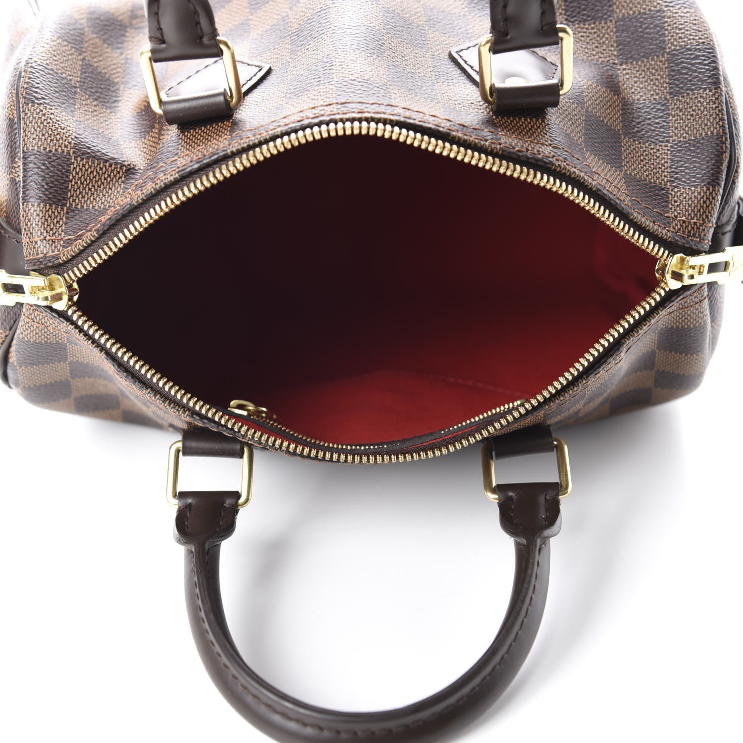 Louis Vuitton Damier Ebene Speedy Bandouliere 25 5 of 10