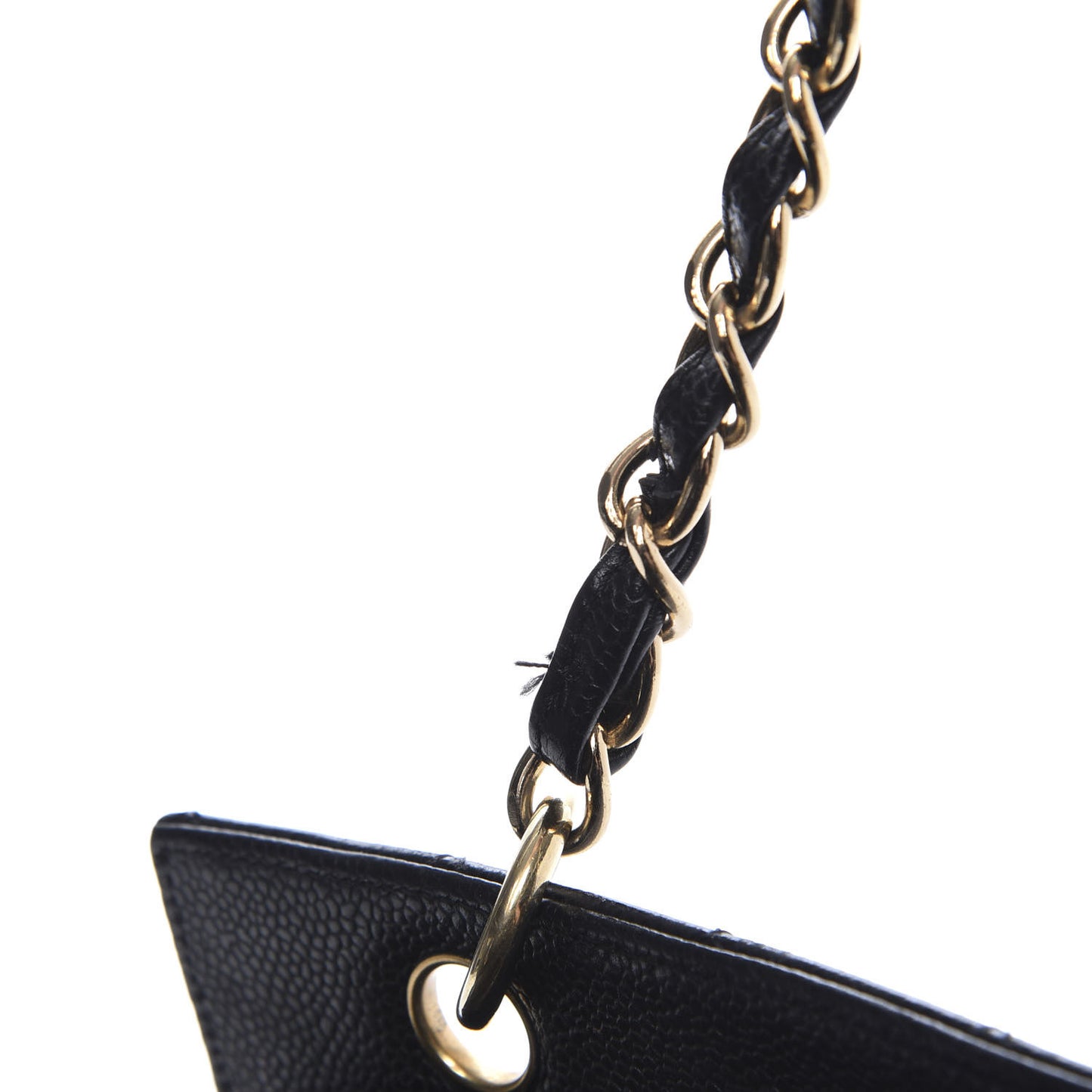 Caviar Quilted Petit Timeless Tote PTT Black