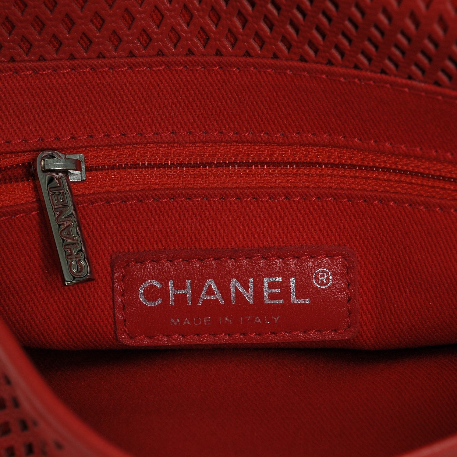 Chanel Perforated Calfskin Small Up In The Air Flap Red 7 of 8