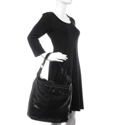 Balenciaga Agneau Classic Hardware Day Hobo Black 2 of 12