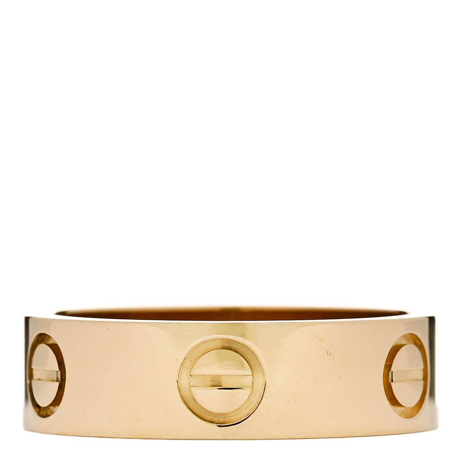 Cartier 18K Yellow Gold 5.5mm LOVE Ring 54 6.75 3 of 5