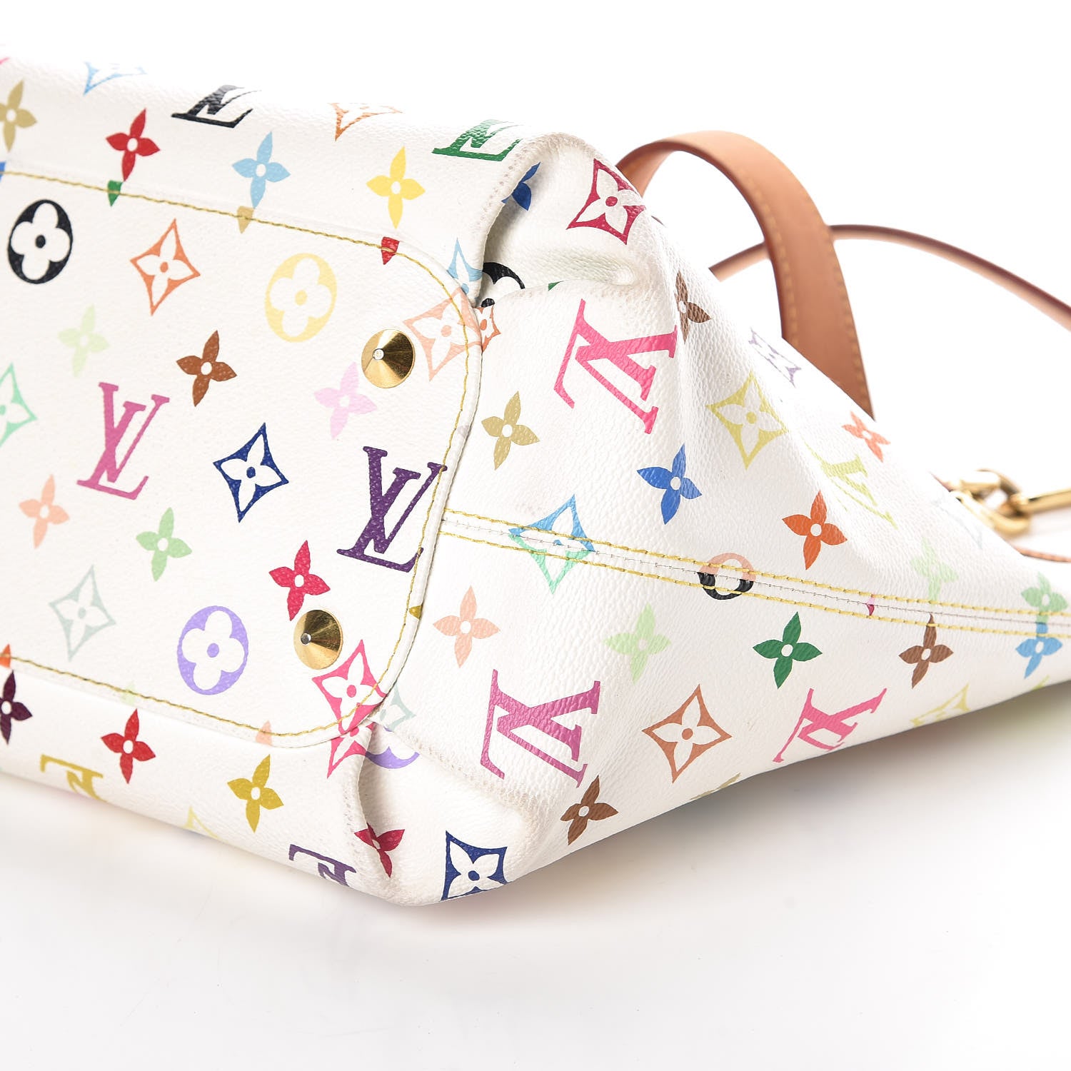Louis Vuitton Monogram Multicolor Annie MM White 9 of 11