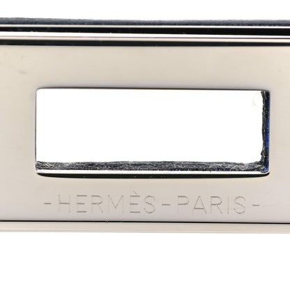 Hermes Swift Kelly Pochette Clutch Bleu Electrique 25 of 28