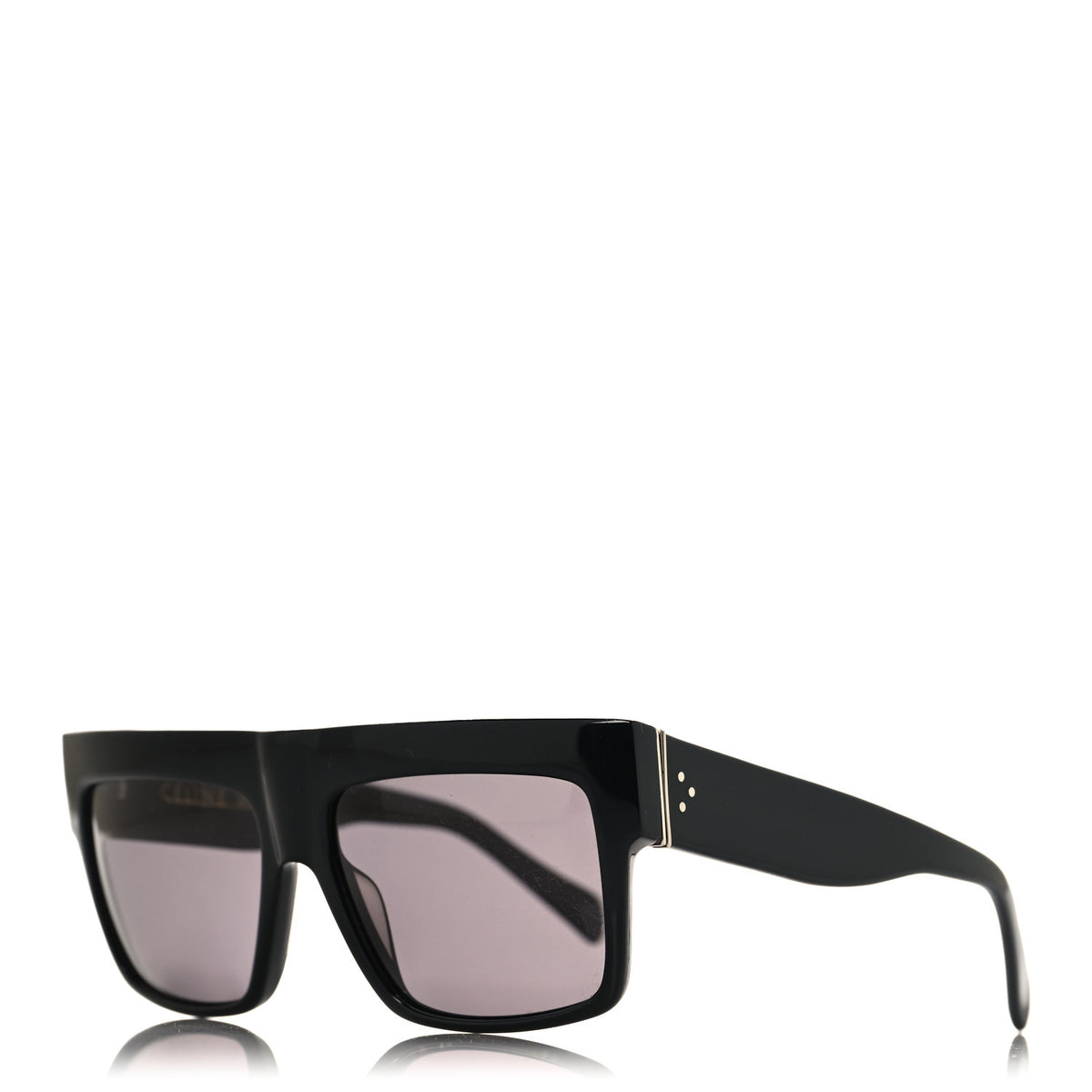 Celine Polarized ZZ Top Sunglasses CL 41756 Black 1 of 6