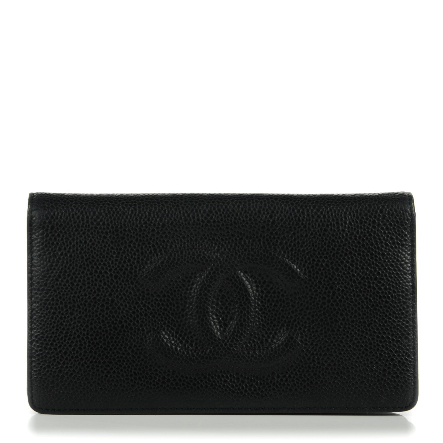Chanel Caviar Timeless CC Yen Wallet Black 1 of 8