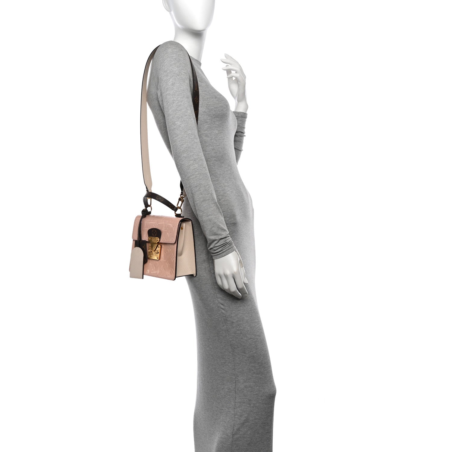 Louis Vuitton Vernis Epi Monogram Spring Street Rose Ballerine 2 of 12