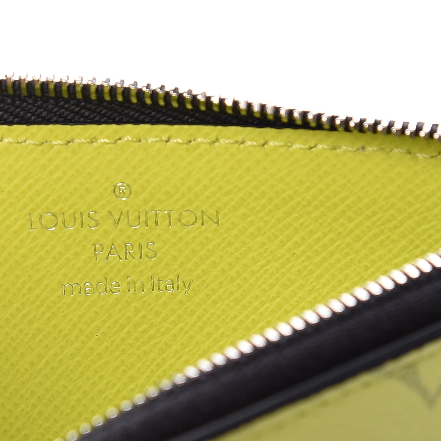 Louis Vuitton Monogram Taiga Coin Card Holder Yellow 6 of 8