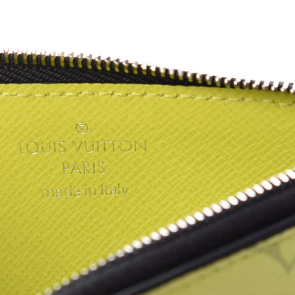 Louis Vuitton Monogram Taiga Coin Card Holder Yellow 6 of 8