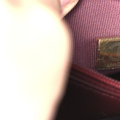 Chanel Velvet Quilted Nano Kelly Shopper Burgundy 7 of 11