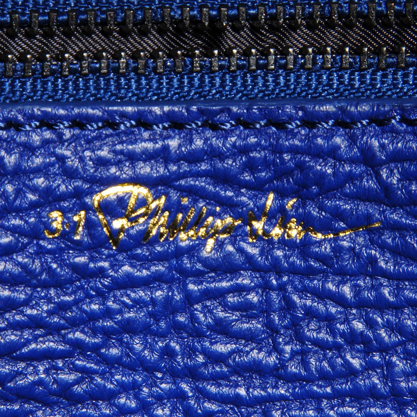 3.1 Leather Large Pashli Tote Cobalt