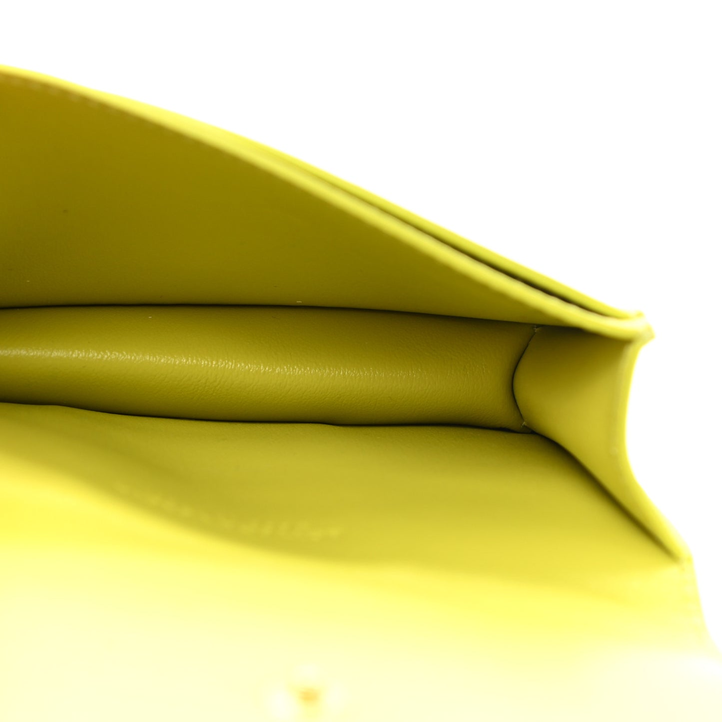 Nappa Maxi Intrecciato Card Holder Wallet Kiwi