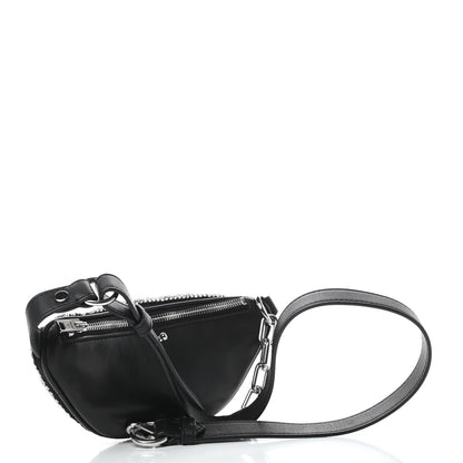 Alexander Wang Rhinestone Mesh Mini Attica Belt Bag Black 3 of 9