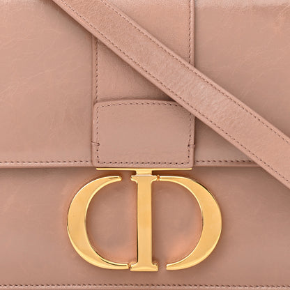 Christian Dior Shiny Crinkled Lambskin 30 Montaigne Flap Bag Fard 7 of 11