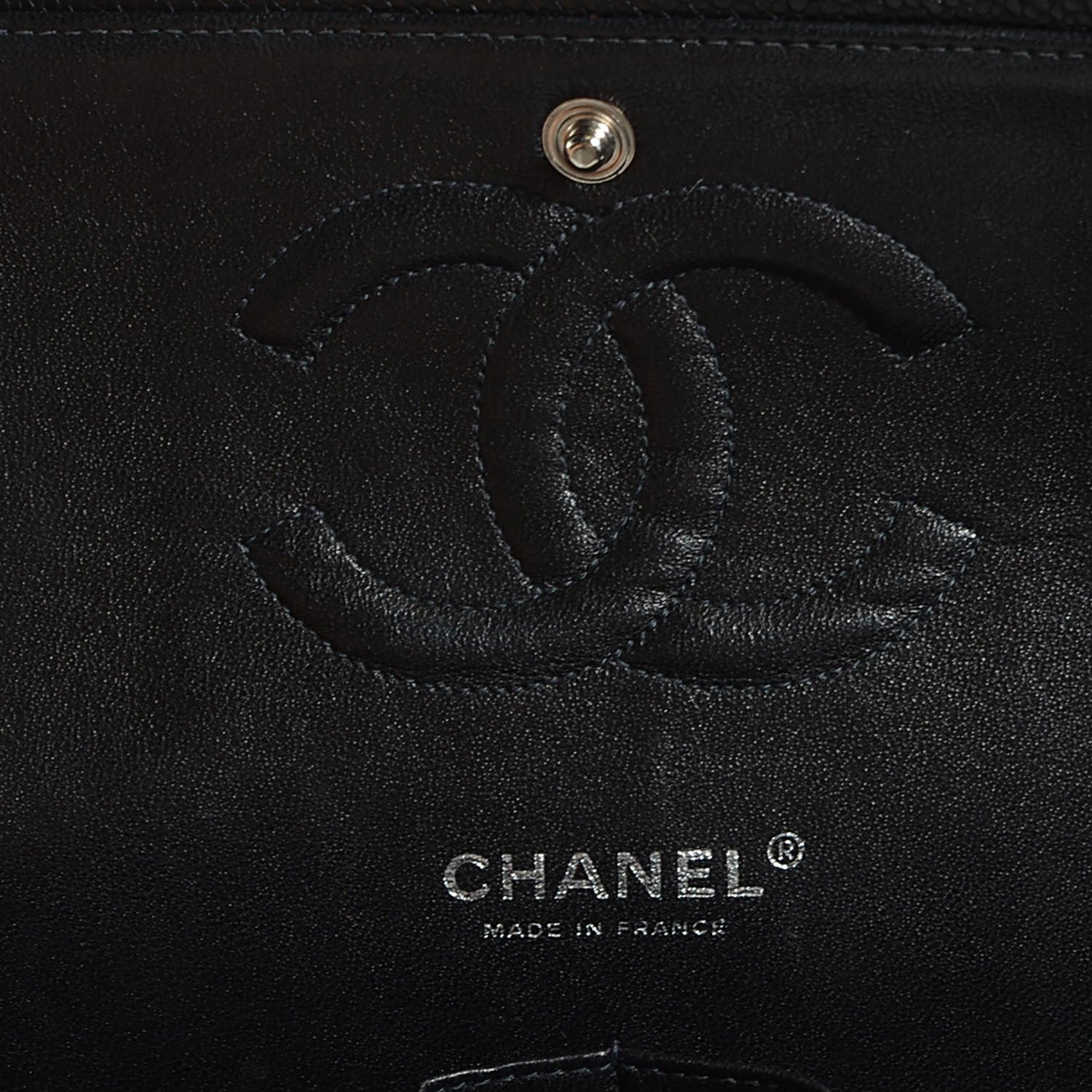 Chanel Caviar Quilted Medium Double Flap Black 6 of 8