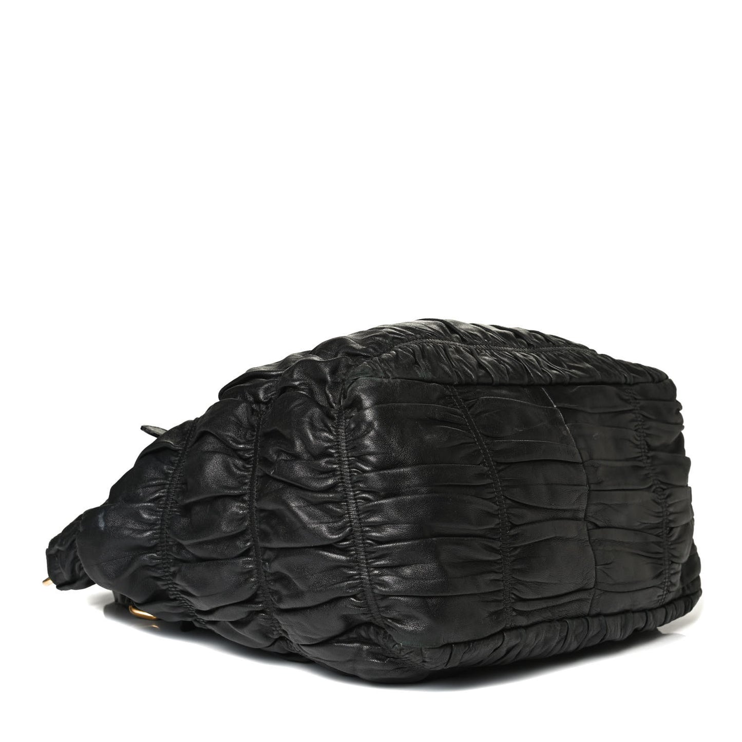 Nappa Gaufre Tote Black