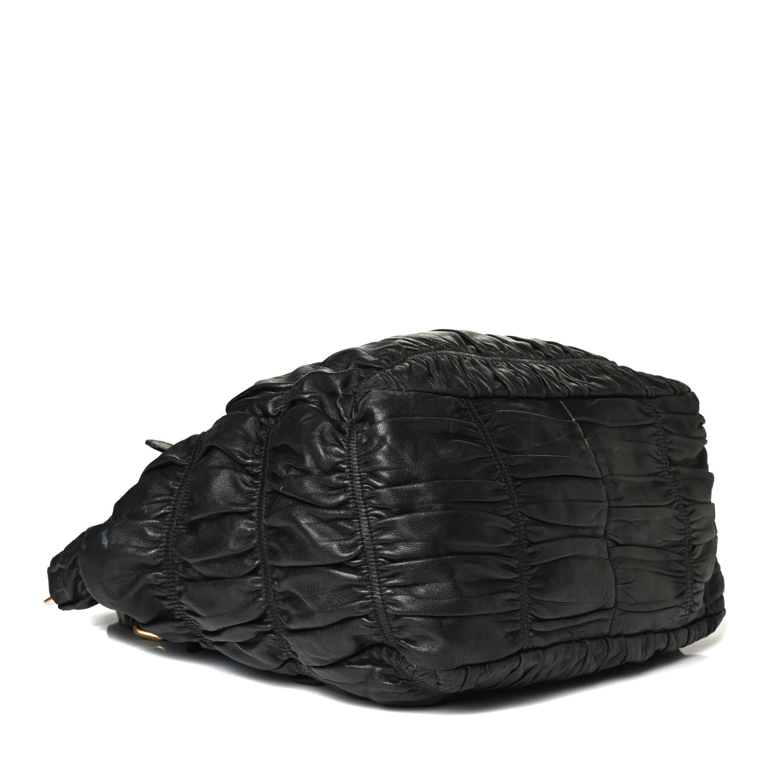 Prada Nappa Gaufre Tote Black 3 of 15